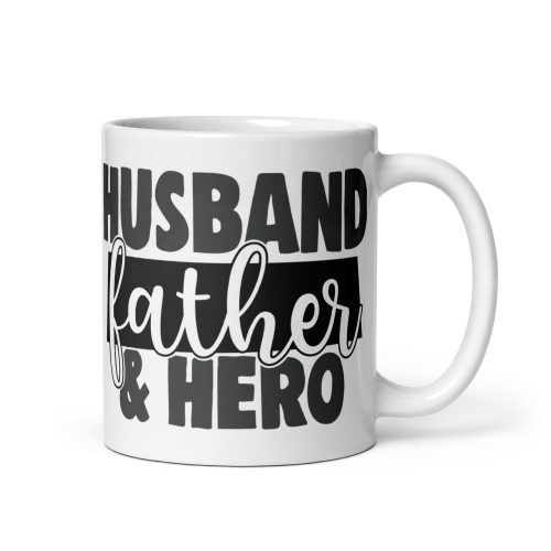 Husband Father & Hero Mug Dad Birthday Mug Father’s Day Gift