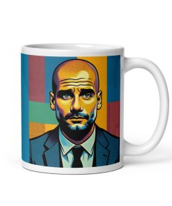 Pep Guardiola Pop Art Mug Man City Pop Art