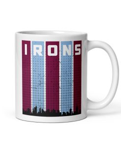 IRONS Mug West Ham United FC Mug City Skyline