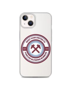 West Ham iPhone® Phone Case Hammers Bubbles WHUFC