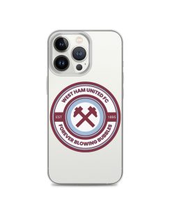West Ham iPhone® Phone Case Hammers Bubbles WHUFC