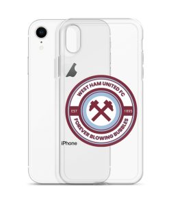 West Ham iPhone® Phone Case Hammers Bubbles WHUFC