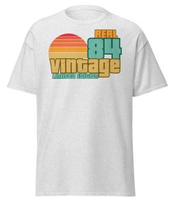 Real 84 Vintage Limited Edition Retro 1984 T-shirt 40th Birthday