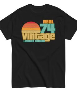 Real 74 Vintage Limited Edition 50th Birthday T-shirt 1974