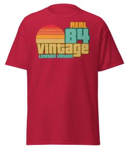 Real 84 Vintage Limited Edition Retro 1984 T-shirt 40th Birthday