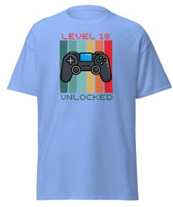 18th Birthday T-shirt Gamer Controller Level 18 Unlocked