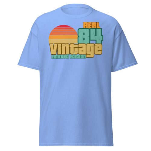 Real 84 Vintage Limited Edition Retro 1984 T-shirt 40th Birthday