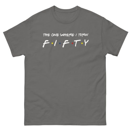 Friends 50th Birthday T-shirt The One Where I Turn Fifty
