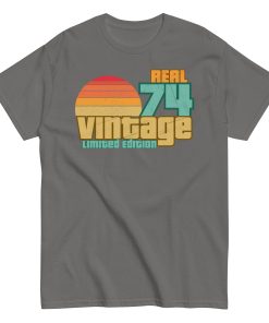 Real 74 Vintage Limited Edition 50th Birthday T-shirt 1974