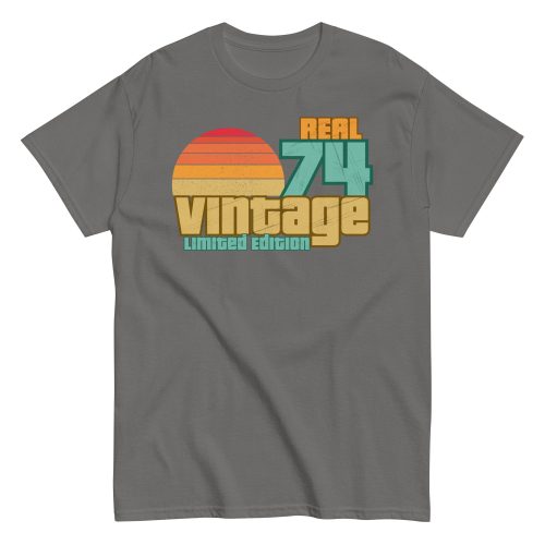 Real 74 Vintage Limited Edition 50th Birthday T-shirt 1974