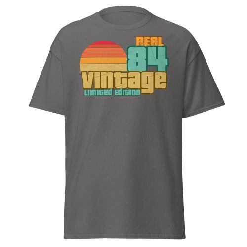 Real 84 Vintage Limited Edition Retro 1984 T-shirt 40th Birthday
