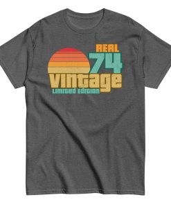Real 74 Vintage Limited Edition 50th Birthday T-shirt 1974