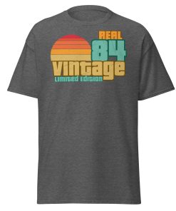 Real 84 Vintage Limited Edition Retro 1984 T-shirt 40th Birthday