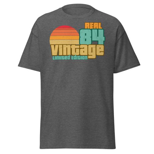 Real 84 Vintage Limited Edition Retro 1984 T-shirt 40th Birthday