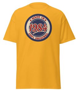 40th Birthday T-Shirt Made In 1984 100% Original 40th T-Shirt