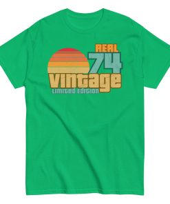 Real 74 Vintage Limited Edition 50th Birthday T-shirt 1974
