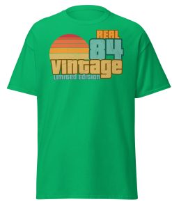 Real 84 Vintage Limited Edition Retro 1984 T-shirt 40th Birthday