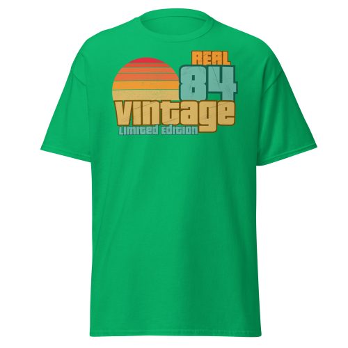 Real 84 Vintage Limited Edition Retro 1984 T-shirt 40th Birthday
