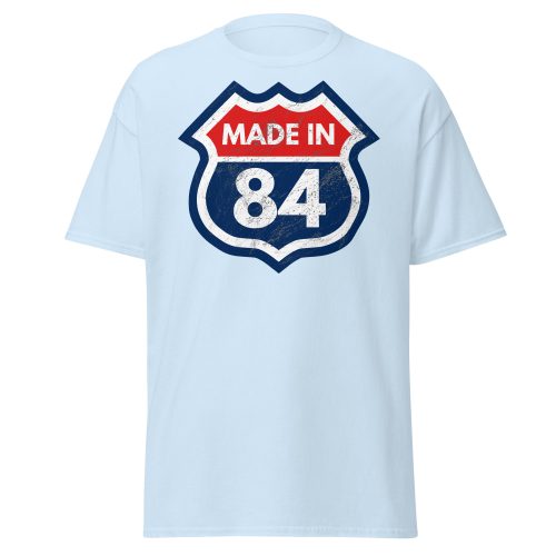40th Birthday T-shirt Made in 84 Route Sign 1984