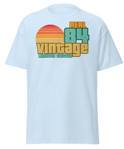 Real 84 Vintage Limited Edition Retro 1984 T-shirt 40th Birthday