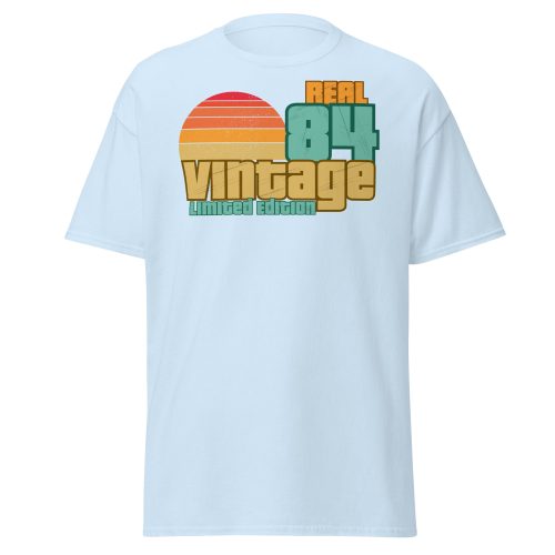 Real 84 Vintage Limited Edition Retro 1984 T-shirt 40th Birthday