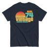 Real 74 Vintage Limited Edition 50th Birthday T-shirt 1974