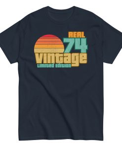 Real 74 Vintage Limited Edition 50th Birthday T-shirt 1974