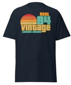 Real 84 Vintage Limited Edition Retro 1984 T-shirt 40th Birthday