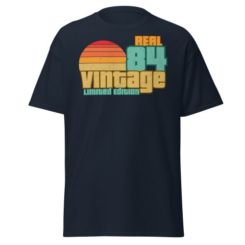 Real 84 Vintage Limited Edition Retro 1984 T-shirt 40th Birthday