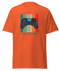 30th Birthday T-shirt Gamer Controller Level 30 Unlocked