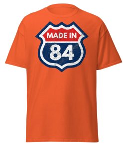40th Birthday T-shirt Made in 84 Route Sign 1984
