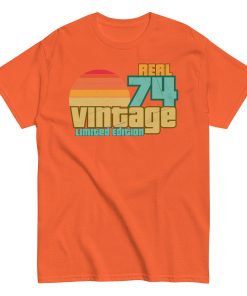 Real 74 Vintage Limited Edition 50th Birthday T-shirt 1974