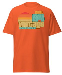 Real 84 Vintage Limited Edition Retro 1984 T-shirt 40th Birthday