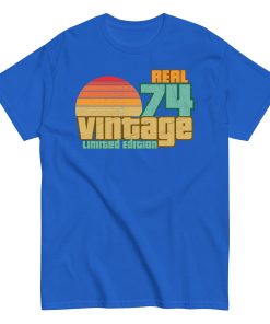 Real 74 Vintage Limited Edition 50th Birthday T-shirt 1974