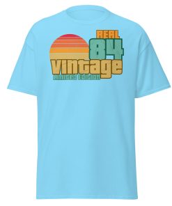 Real 84 Vintage Limited Edition Retro 1984 T-shirt 40th Birthday