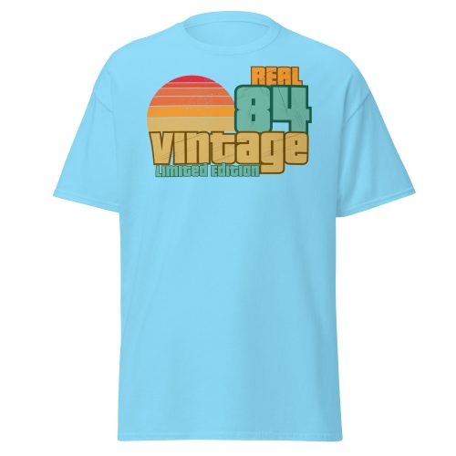 Real 84 Vintage Limited Edition Retro 1984 T-shirt 40th Birthday