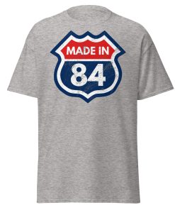 40th Birthday T-shirt Made in 84 Route Sign 1984