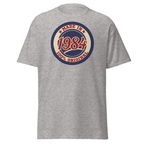 40th Birthday T-Shirt Made In 1984 100% Original 40th T-Shirt