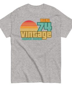 Real 74 Vintage Limited Edition 50th Birthday T-shirt 1974