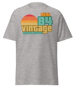 Real 84 Vintage Limited Edition Retro 1984 T-shirt 40th Birthday
