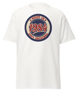40th Birthday T-Shirt Made In 1984 100% Original 40th T-Shirt