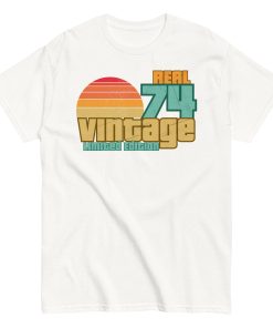 Real 74 Vintage Limited Edition 50th Birthday T-shirt 1974
