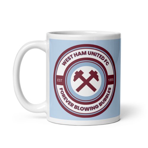 West Ham Mug Forever Blowing Bubbles Est 1895 Hammers Mug