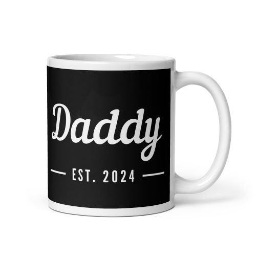 Daddy Est. 2024 Mug New Dad Mug New Father Gift