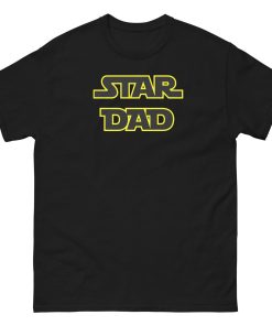Star Dad T-shirt Space Wars Style Dad T-shirt