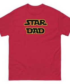 Star Dad T-shirt Space Wars Style Dad T-shirt