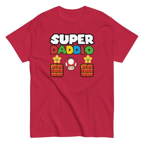 Super Daddio T-shirt Father’s Day Super Mario Dad Birthday T-shirt