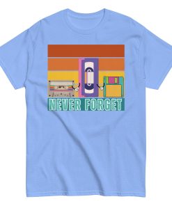 Retro 80’s Fun T-shirt 80’s Fancy Dress T-shirt Cassette VHS Floppy Disk