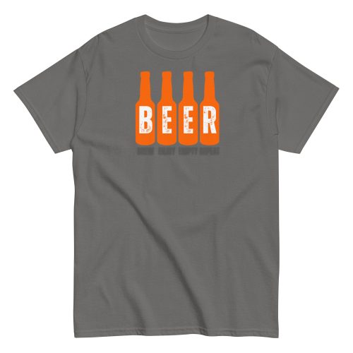 Beer T-Shirt Brew Enjoy Empty Repeat Funny Beer T-shirt