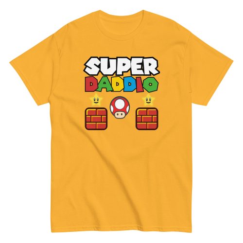 Super Daddio T-shirt Father’s Day Super Mario Dad Birthday T-shirt